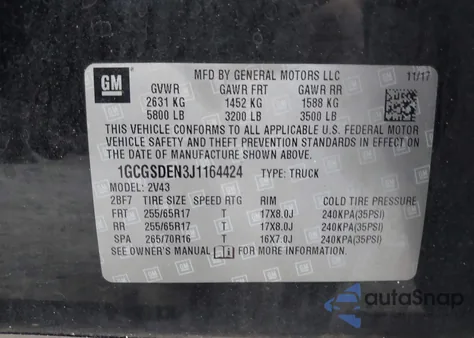 2018 Chevrolet Colorado Z71 z USA, uszkodzony, nr VIN 1GCGSDEN3J1164424